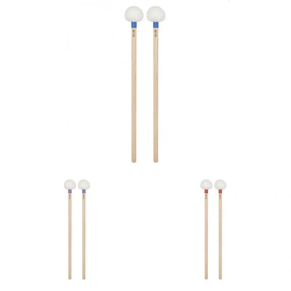 

1 Set Drum Sticks Delicate Durable Wooden Drum Sticks Comfortable Hand Feel Portable Drumsticks