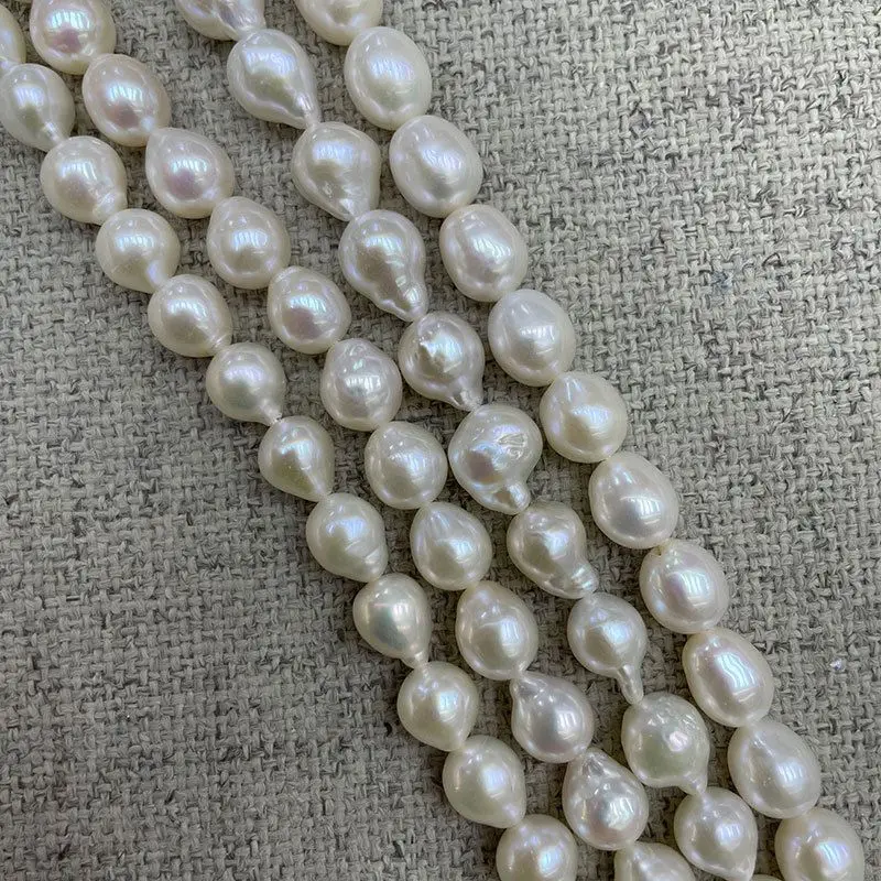 

Promotion 7-8MM 48Pcs/Strand Baroque Water Drop 100% Natural Freshwater Pearl Loose Beads Charms DIY Jewelry Makings Findings