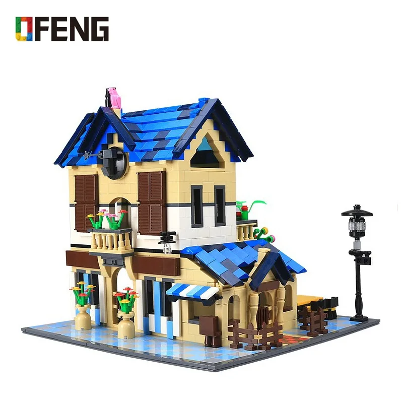 World Famous Architecture Building Blocks Saint Basil's Cathedral Chinese Style House Statue Liberty Bricks Toys Gifts for Kids