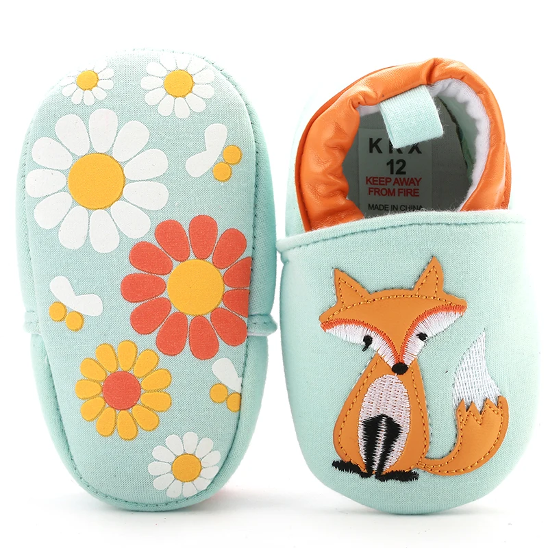 Фото Risunnybaby/Обувь для маленьких мальчиков и девочек; Обувь для малышей; Обувь для новорожденных; Обувь для малышей с милыми цветами №4