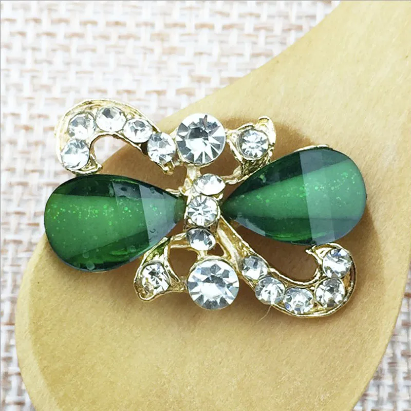 50 штук Стразы Ювелирные подвески кристальные стразы пряжка банта Ремесла Подвеска Брошь Аксессуары для свадебных причесок Декор