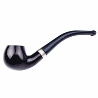 portable black smoking pipe mini smoking pipe cigar cigarette vintage wooden durable tobacco friend family gifts