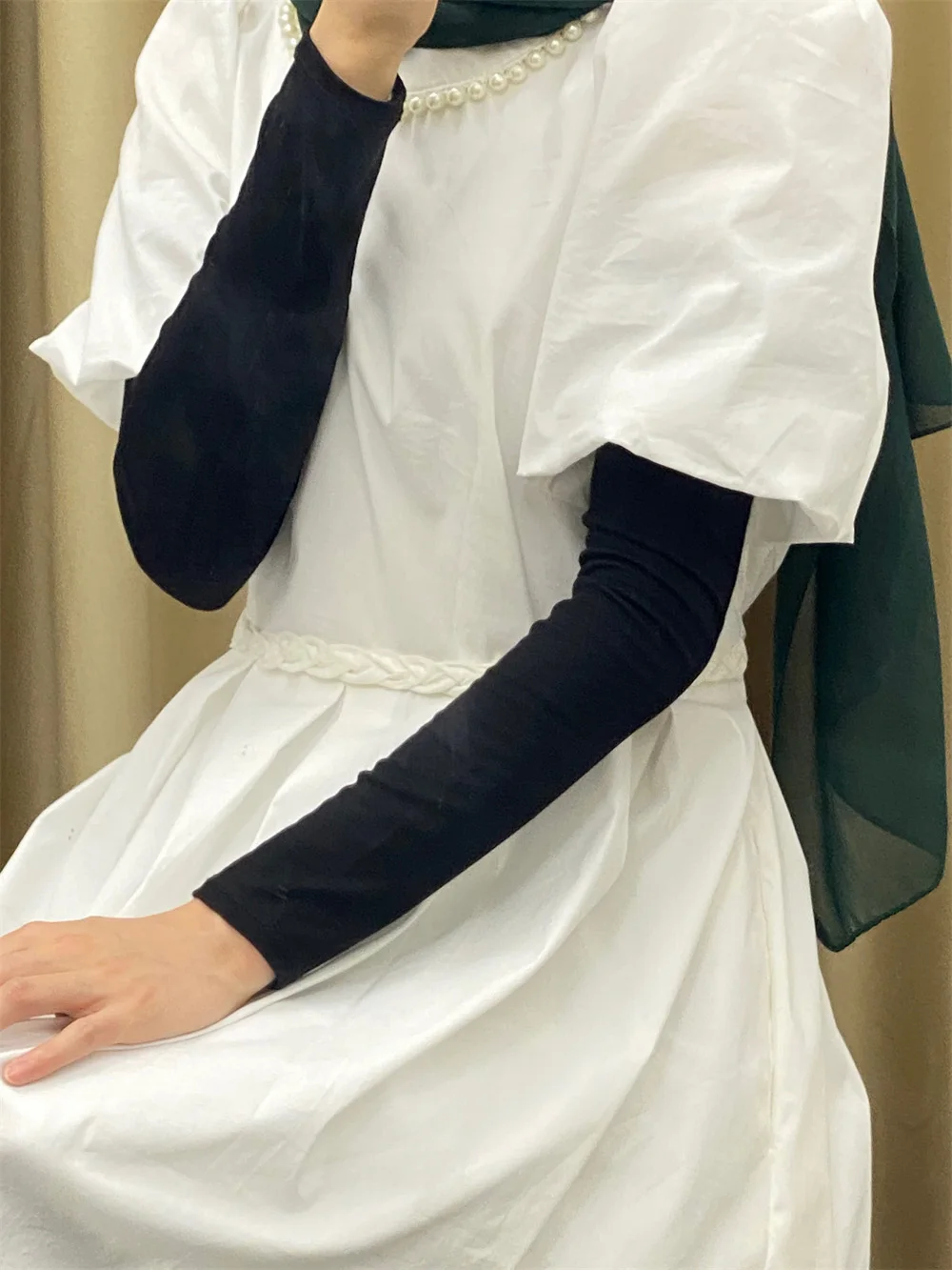 Женский исламский чехол для рук малайзийский женский защиты от УФ-лучей