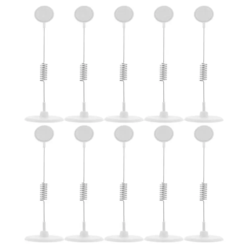 

10pcs Useful Practical Durable Label Holders Advertising Display Clips for Restaurants