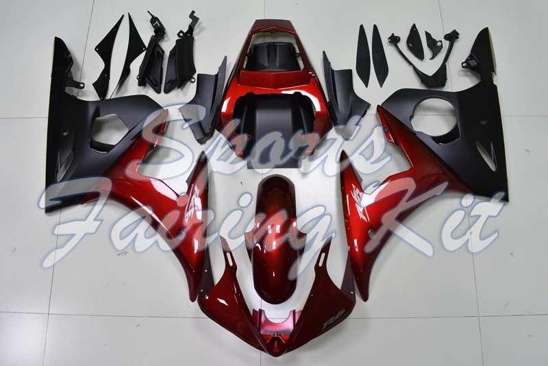 Наборы обтекателей для YZF R6 2003 - 2005 черный красный кузов YZF600 наборы YZFR6 03 04 |