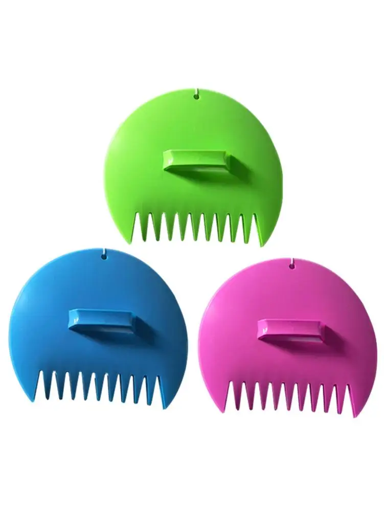 

1 пара садовых когтей, ручные грабли, большой захват листьев с листьями, для сорняков, легкий захват, садовый инструмент (случайный цвет)