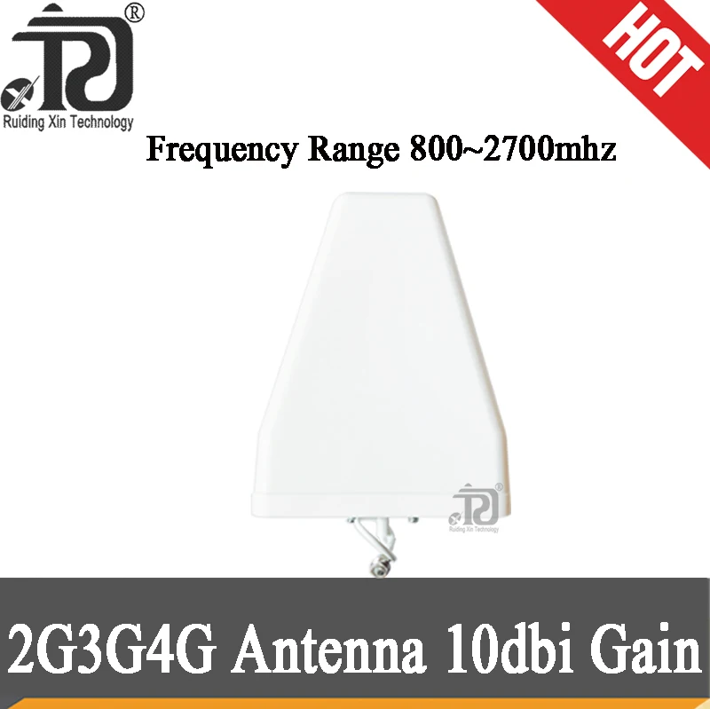 Антенна 2G 3G 4G 10dBi Gain 800 ~ 2700 МГц наружная антенна LPDA N-Female для ретранслятор