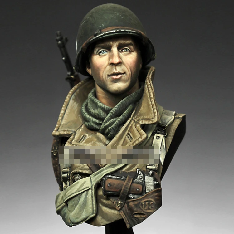 1/10 США 101 я воздушная осада Bastogne фигура из смолы грудь GK военная тема разобранный