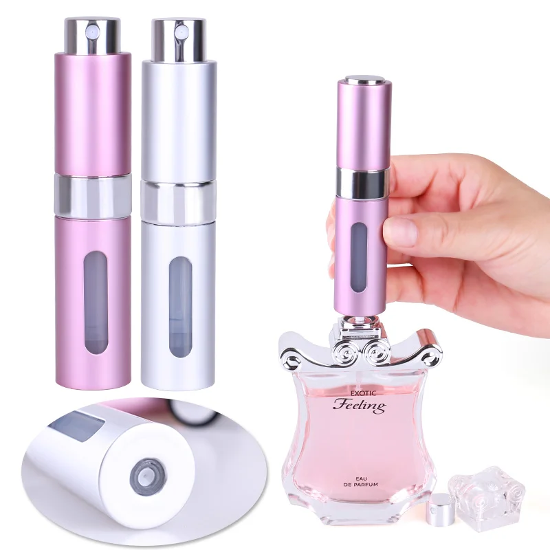 

8ml Portable Refillable Perfume Bottle Atomizer Empty Mini Parfum Bottle Sprayer Pump Cosmetic Container
