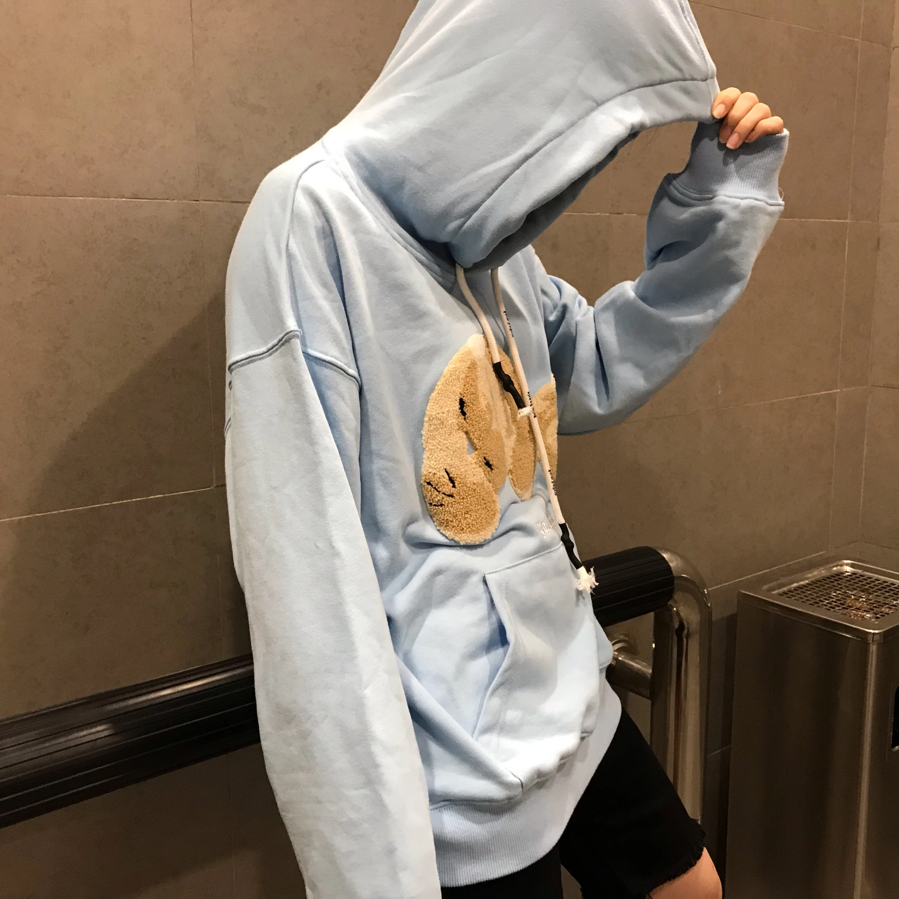 

Palm Angels New style guillotine bear Teddy bear Hoodies Sweatshirts long-sleeved couple 20252878