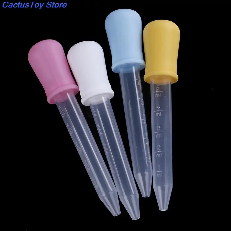 5 мл детские столовые приборы для младенцев Прозрачная силиконовая пластиковая