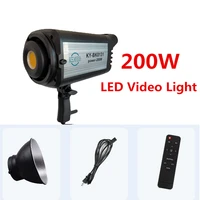 led video light studio portrait lamp 200w300w daylight 5600k cri93 tcli95 16000lm usb port with remote control ac adapter