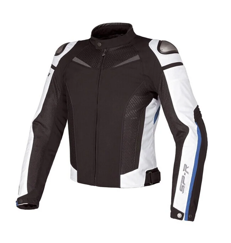 

SUPER SPEED Titanium Super Speed Textile Dain Jacket Black/White/Red Motorcycle jacket g jackets for men clothing
