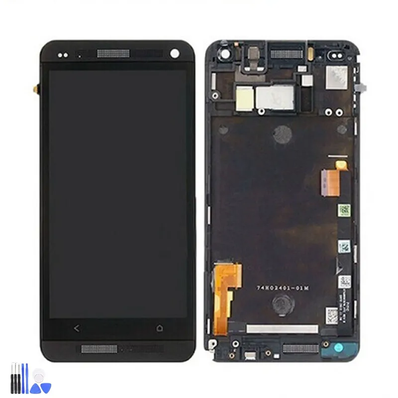 801e с одной sim картой ЖК дисплей для htc One M7 4 7 дюймов сенсорный экран замена