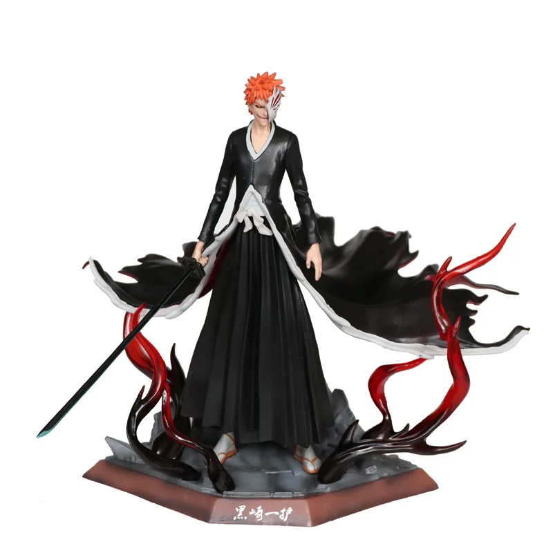 GK BLEACH Kurosaki Ichigo Модель ПВХ кукла Фигурка Игрушки украшение 28 см|Игровые фигурки и