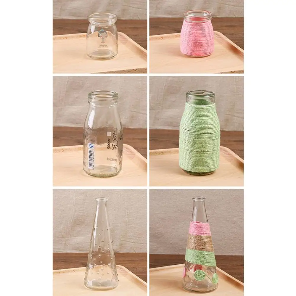 40 м натуральный Мешковина гессийский джутовый шнур шпагат пеньковая веревка