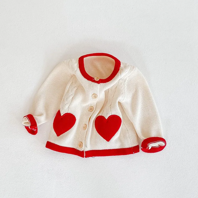 

Baby Girl Autumn Winter Sweater Fashion Lovely Cute Long Sleeve First Baptism Clothes Fashion Kids Girl Princess Kint Outfits