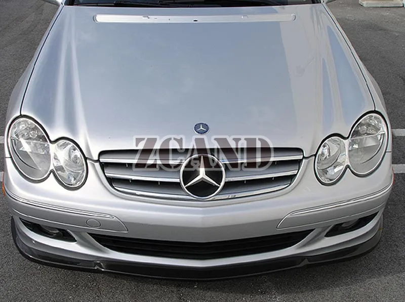 Спойлер переднего бампера для Mercedes Benz W209 CLK350 купе 2006UP|Обвесы| |