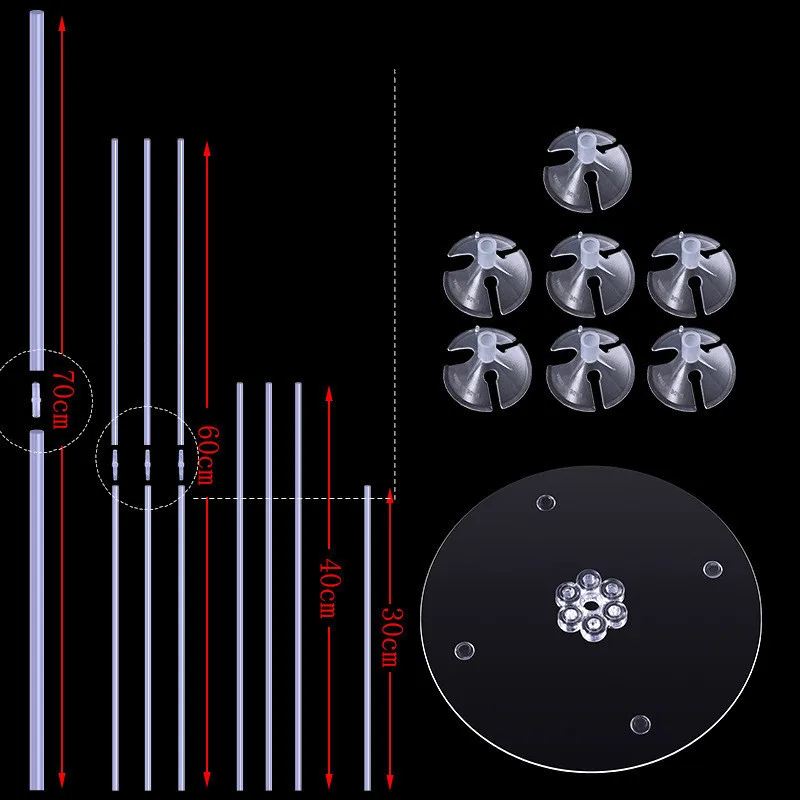 Прозрачная Скоба декорирование держатель для воздушного шарика воздушный шар