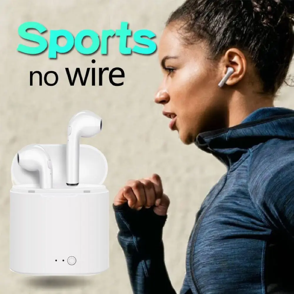 

I7s TWS Wireless Binaural Bluetooth Earphone in-Ear Wireless Mini Stereo Earbud Headsets For All Smart Phone