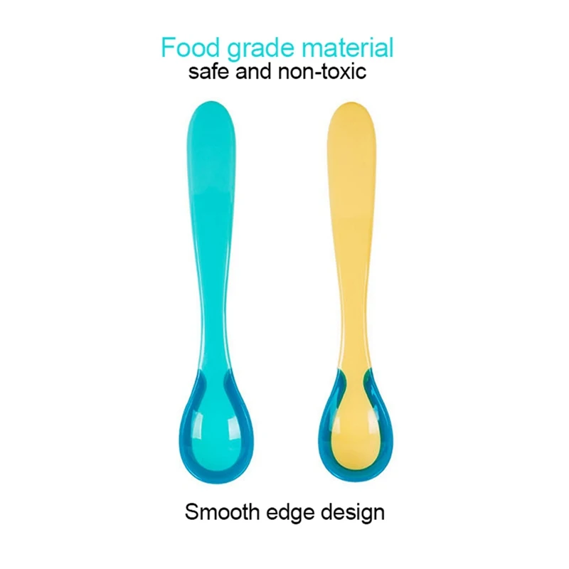 2 шт детский термо цвет ed совок набор безопасный меняющий термостул детское