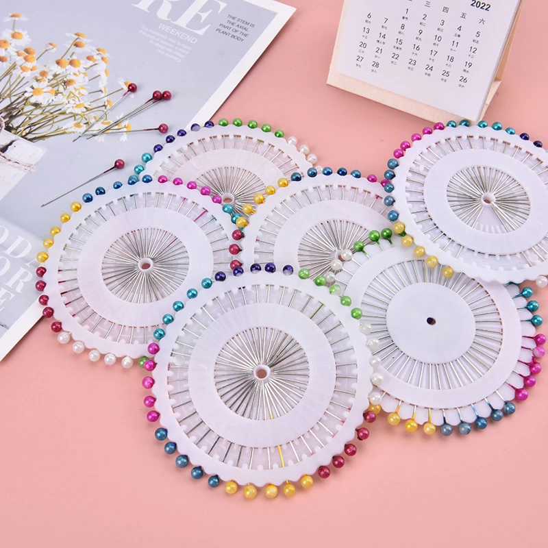 

120 Pieces Of Pearl Head Handmade Wedding Pin Dressing Table Made Straight Stitches For Embroidery Decoration