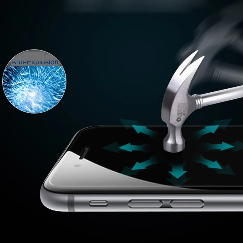 9H чехол из закаленного стекла для iPhone 11 Pro Max X 10 8 7 6 6S Plus 8Plus 7Plus 5 5S XI XS XR Защитная