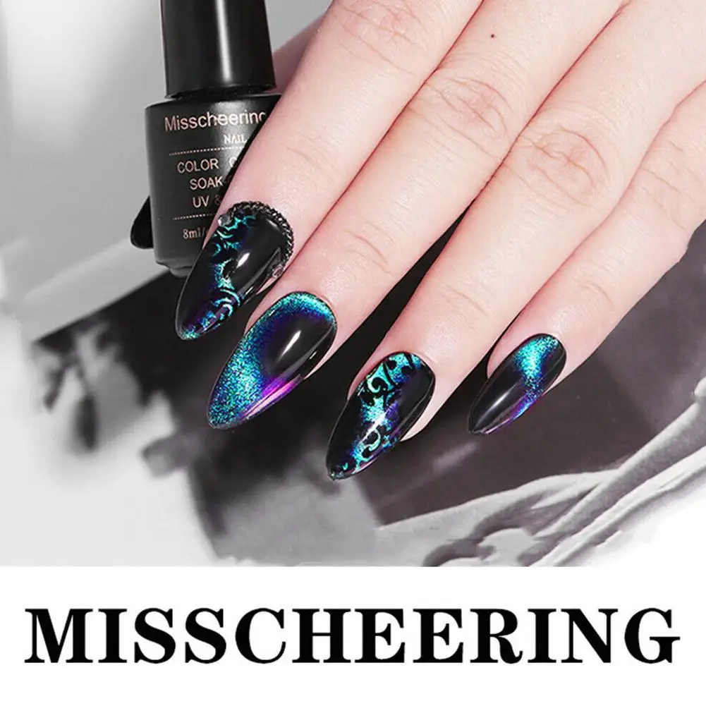 Градиент 5D Магнитный УФ-гель для ногтей 8 мл глаз хамелеона кота Ультрафиолетовый