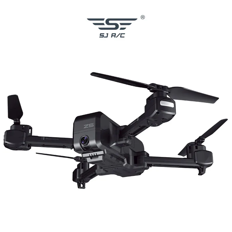 SJRC Z5 Дрон с GPS Wifi FPV 720/1080P HD камера бесщеточный Квадрокоптер складной RC Вертолет VS