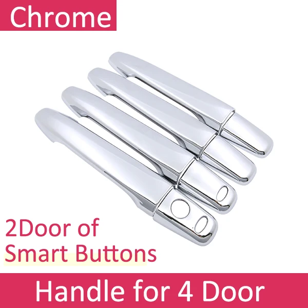 

Для Peugeot 4007 2007 ~ 2012 хромированная внешняя дверная ручка, автомобильные аксессуары, наклейки, набор отделки из 4 дверей 2008 2009 2010 2011