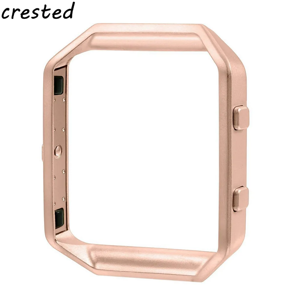 

Watch Strap For Fitbit Blaze band Stainless Steel replalcement Bracelet Metal Frame Wristband Bracelet