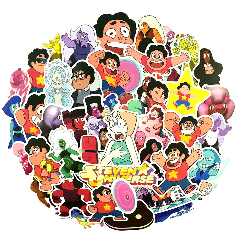 10/50 шт./лот Вселенная Стивена аниме мультяшная наклейка для ноутбука скейтборда