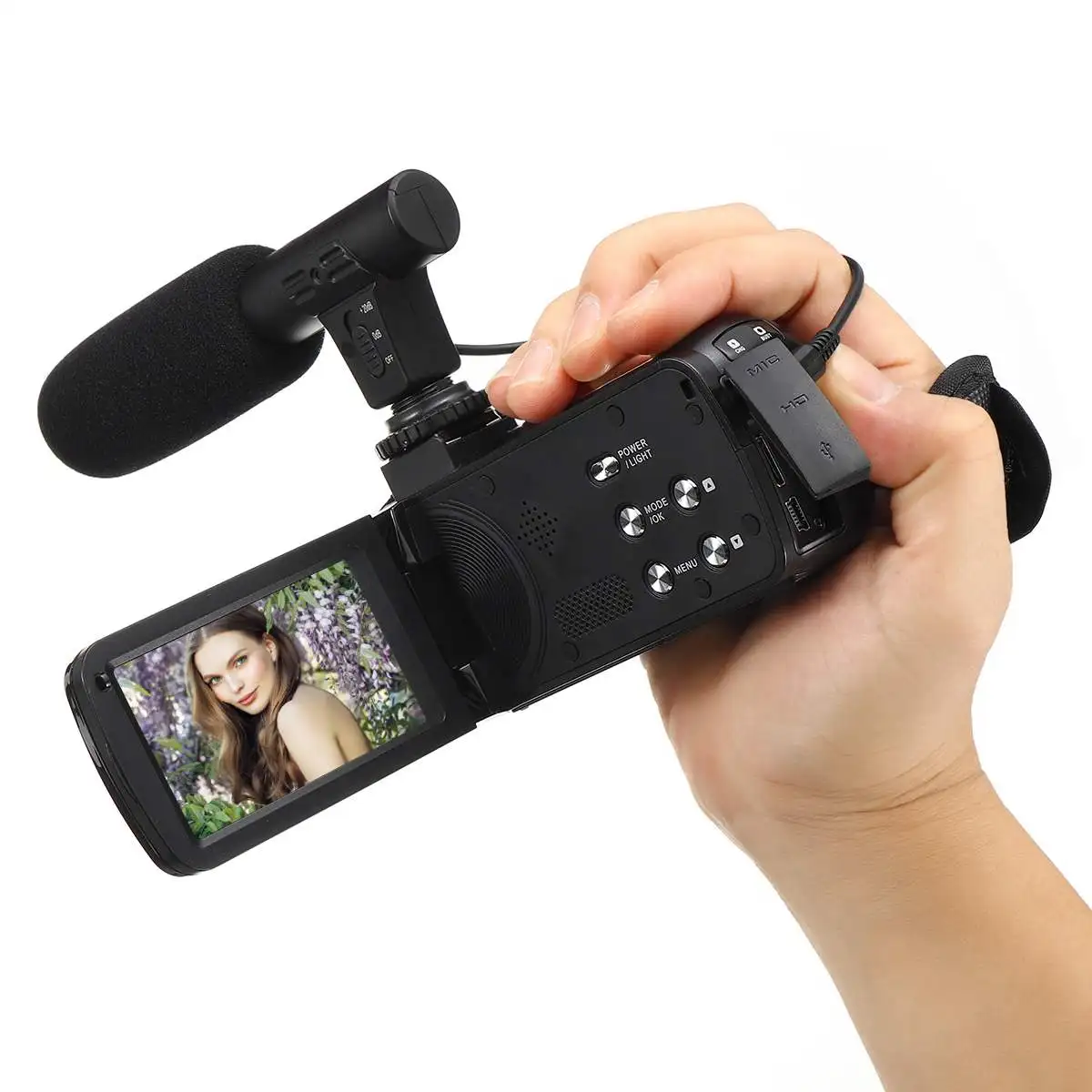 Цифровой 18XZoom Камера 24MP Профессиональный 4K 1080P HD видеокамера Ночное видение 3 0