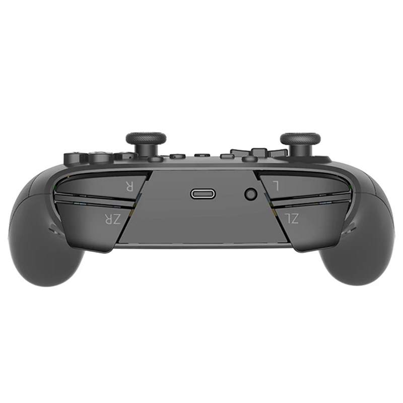 

2Set Gamepad Turbo Bluetooth Wireless Game Controller for Nintendo Switch, Rechargeable with Gyroscope Blue+Red & Black