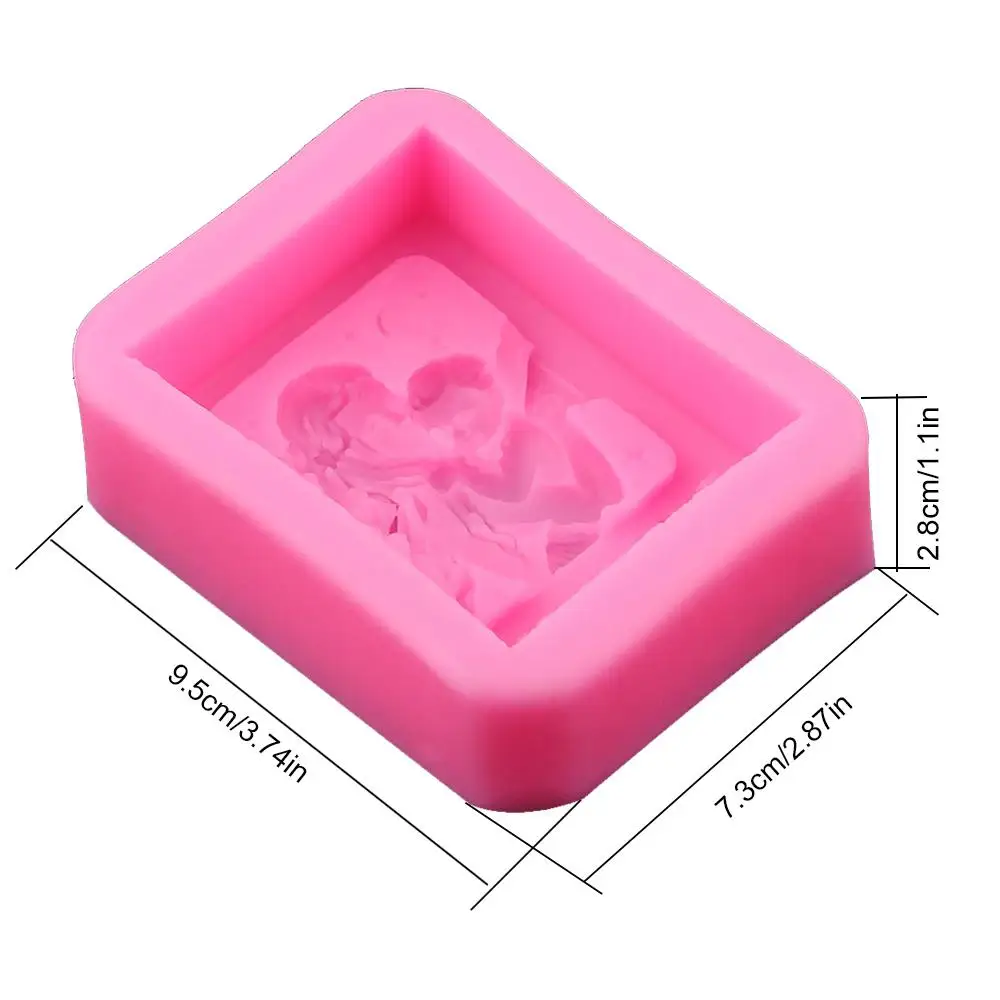 Сделай Сам 3D мама ребенок Ангел силиконовые Форма для украшения тортов мастикой