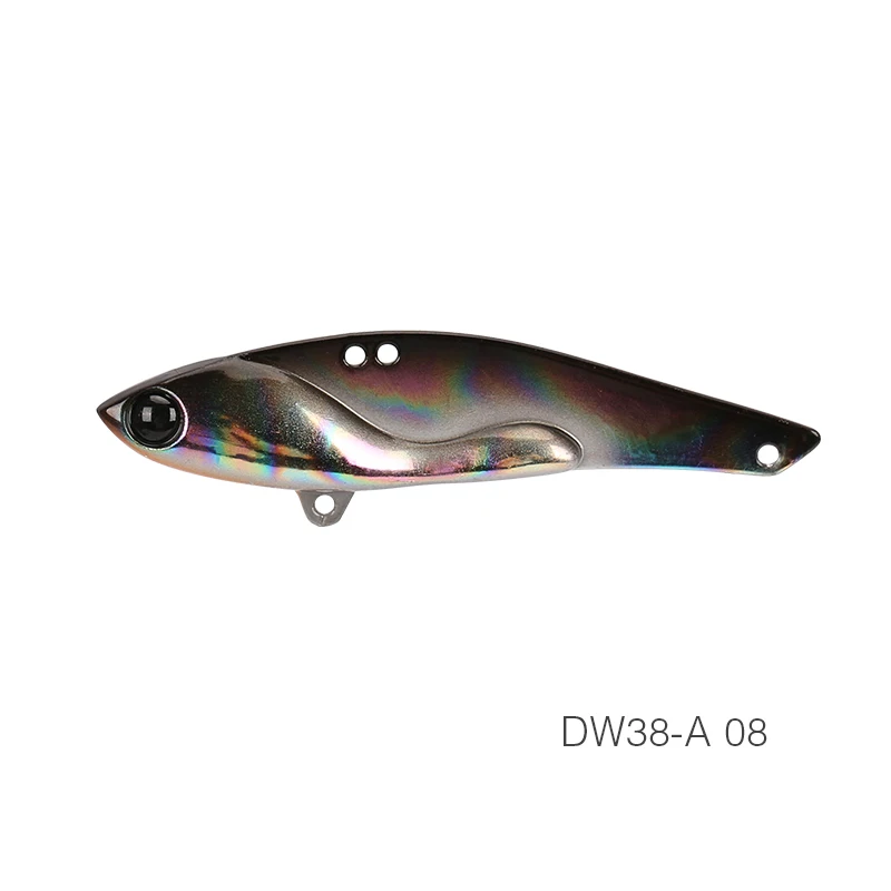 DW38-A-08 TSURINOYA для рыбалки заброса приманки, блесна металлическая DW38-A 70 мм 18 г на дальние расстояния бас наживка Тройной крюк искусственные приманки 13 Цветов - Цвет: DW38-A-08