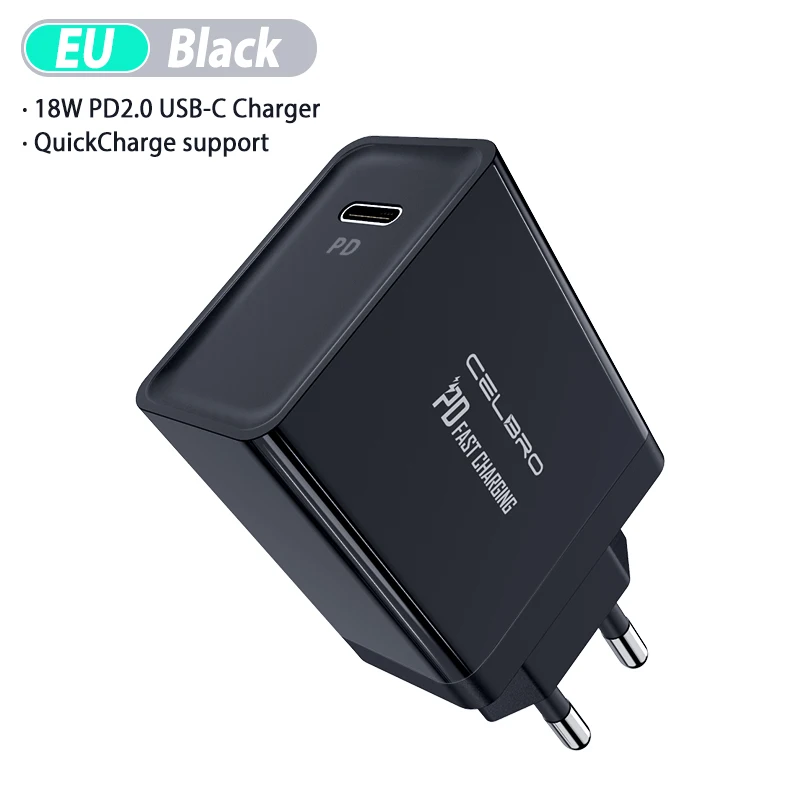 PD Charger EU 60 Вт Быстрая зарядка QC 4,0 Usb PD кабель быстрое зарядное устройство Usb type C To type C кабель для samsung Galaxy Note 10 Plus Note10+ S10 QC4.0 - Тип штекера: PD Charger EU