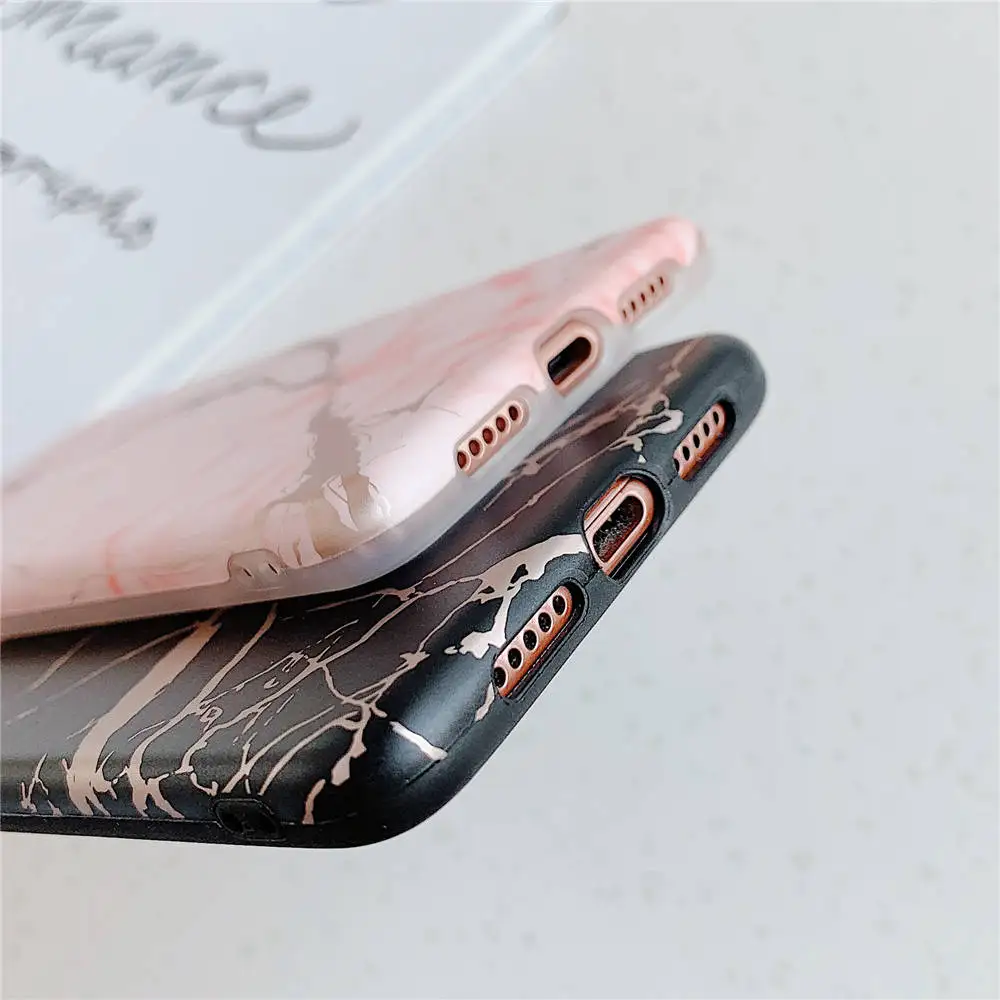 Роскошный Глянцевый золотой мраморный чехол для Huawei P30 Lite Mate 30 Pro 20 P20 телефона