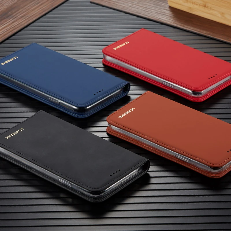 Роскошный флип-кошелек для Huawei P30 Pro Lite Магнитный кожаный мягкий силиконовый