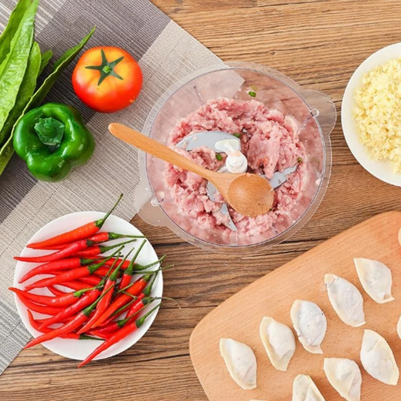 Электрическая миска мясорубка для мяса овощей фруктов и орехов
