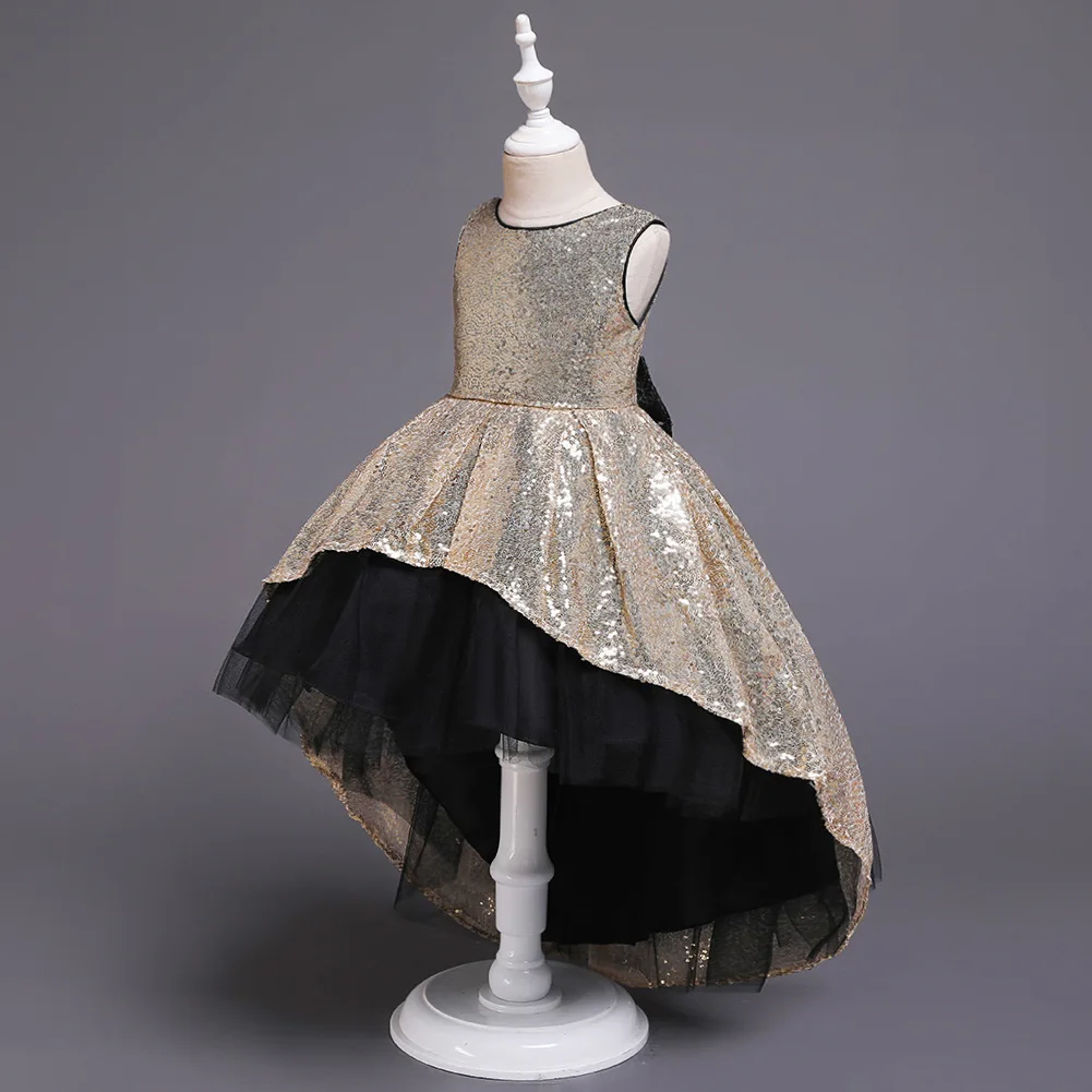 Новое поступление 2019 детская праздничная одежда вечерние платья для девочек без
