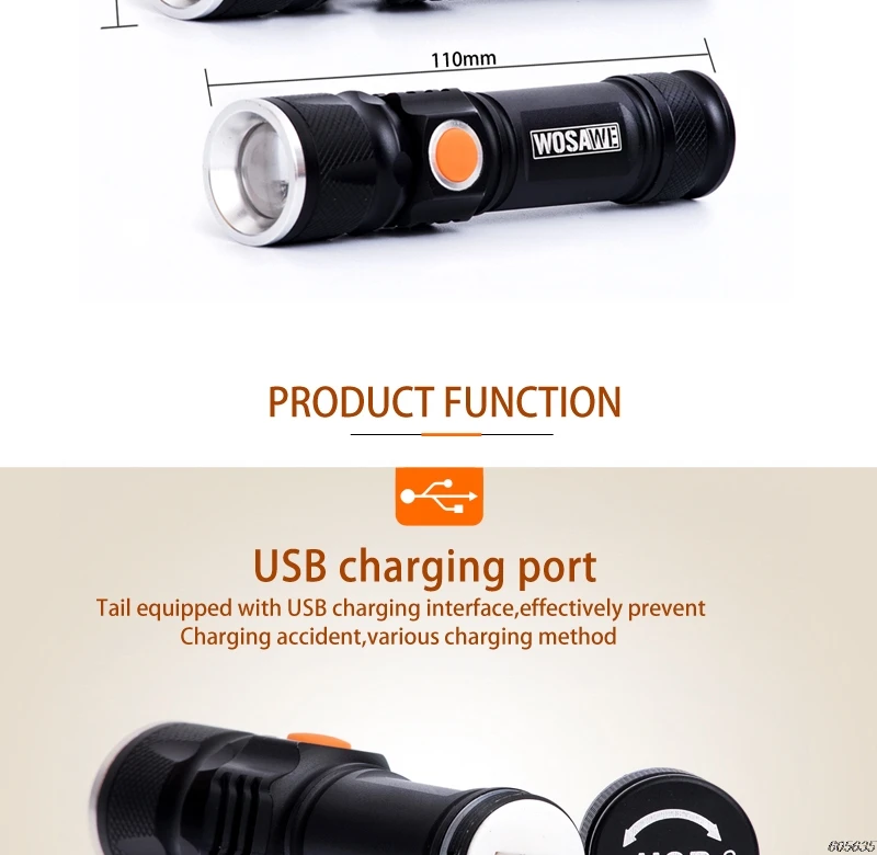 WOSAWE USB Аксессуары для велосипеда перезаряжаемый велосипедный фонарь на руль велосипедный светодиодный светильник 18650 Батарея Вспышка светильник фонарь передняя лампа