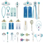 Заколки для волос Детские в рождественском стиле, аксессуары для волос с изображением Анны и Эльзы, 2 шт.