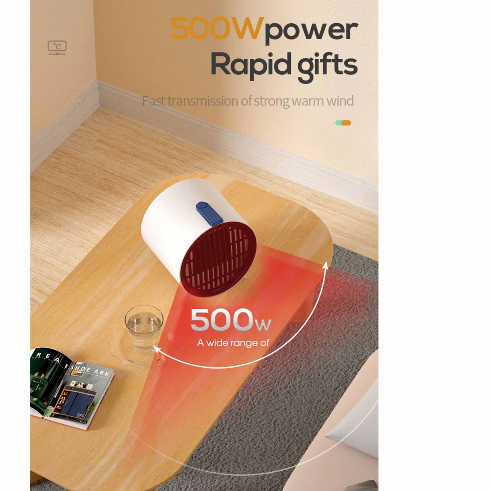 Настольный мини-обогреватель маленький портативный домашний радиатор