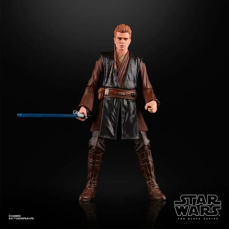 

15Cm Genuine Hasbro Star Wars The Clone Wars Black Box The Chosen One Anakin Skywalke Pvc Action Figure Model for Kids Gift