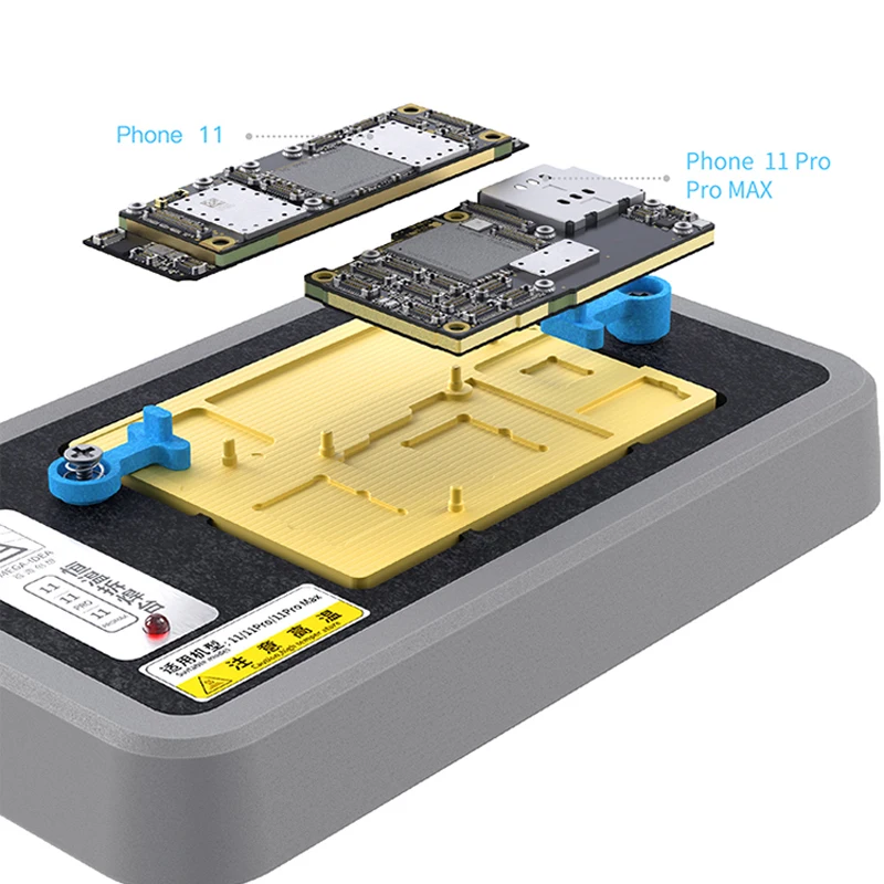Сепаратор материнской платы станция быстрого нагрева для iPhone X/XS MAX/11/11Pro MAX чипы CPU