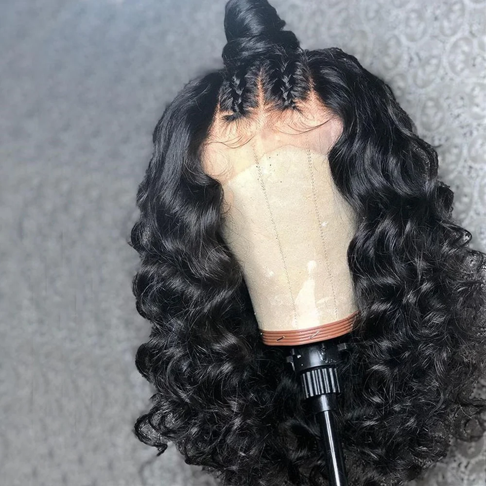 

Royal HD Lace Closure Wig Malaysian Loose Deep Wave Human Hair Wig For Women 150% & 180% Density Lace Wig Remy Royal Hair Wigs