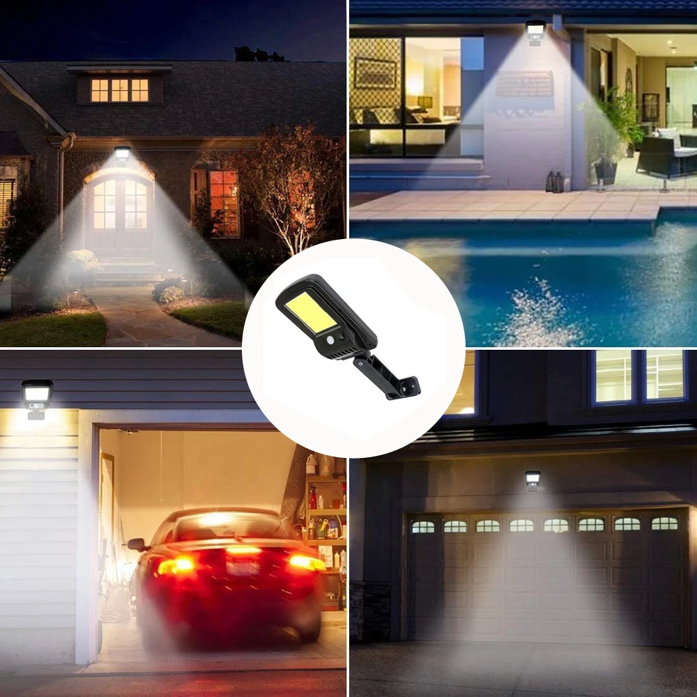 

48 COB LED Solar Street Light Outdoor Solar lamp Motion Sensor Solar Wall Light Flood Light Lamps for Street Path Garden Patio