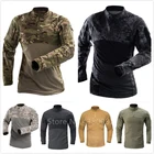 Новая мужская Тактическая Военная армейская униформа, Боевая камуфляжная рубашка ACU, рабочая одежда, софтэйр, костюм спецназа, Camisa