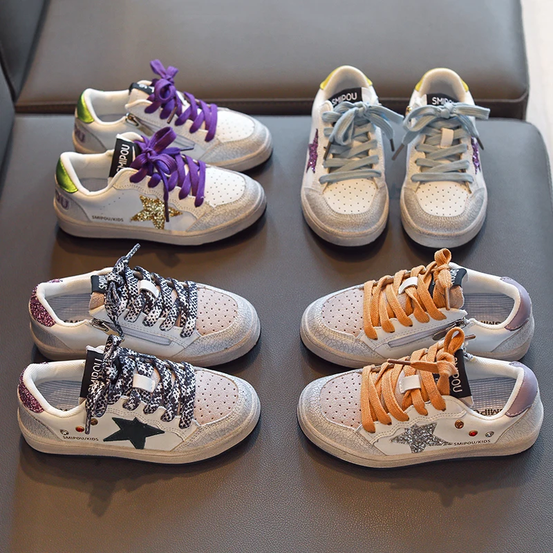 

Kids Sneakers Spring Autumn Boys Casual Running Star Trainer Brand Children Shoes Baby Girls Fashion Tennis Thick Sole Platform